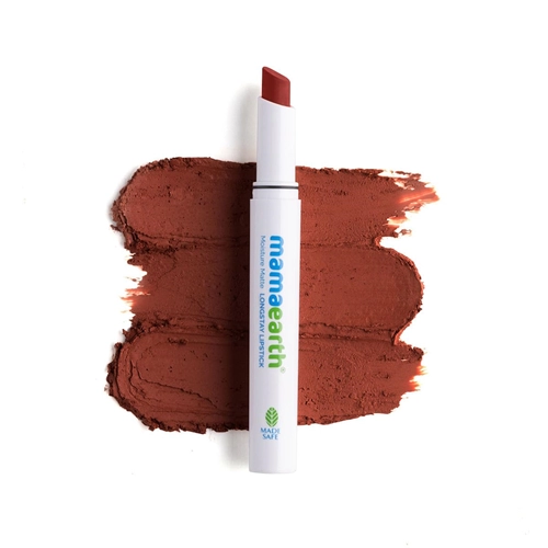 Moisture Matte Longstay Lipstick with Avocado Oil & Vitamin E for 12 Hour Long Stay-01- 2 g-HazelnutBrown